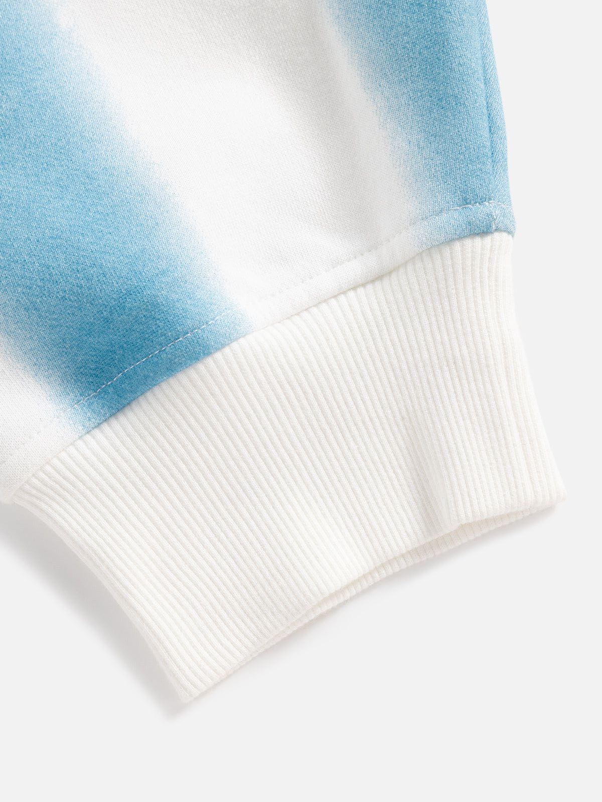 Aelfric Eden 77 Stripe Patchwork Print Sweatshirt