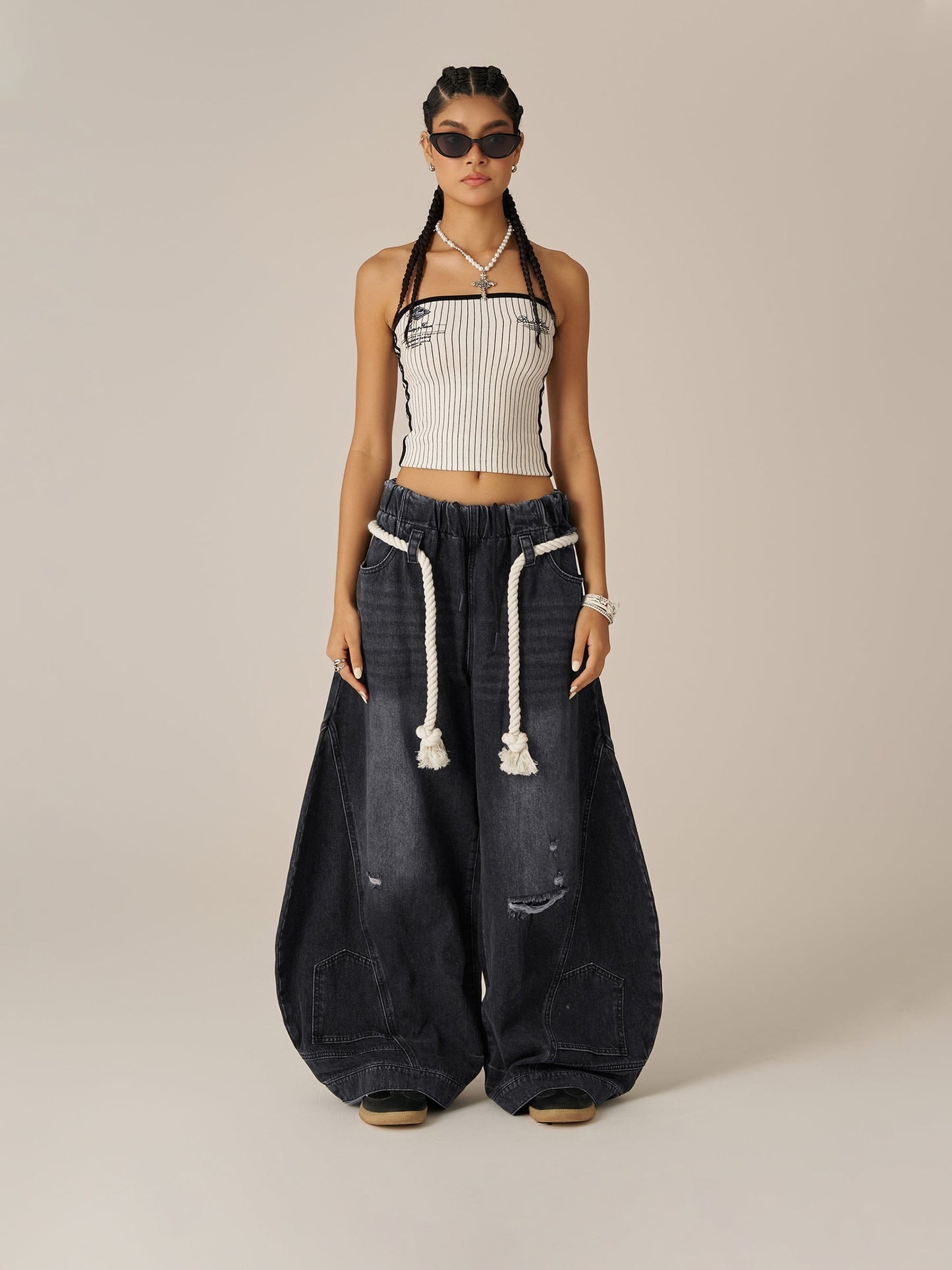 Aelfric Eden Reverse Super Baggy Barrel Jeans