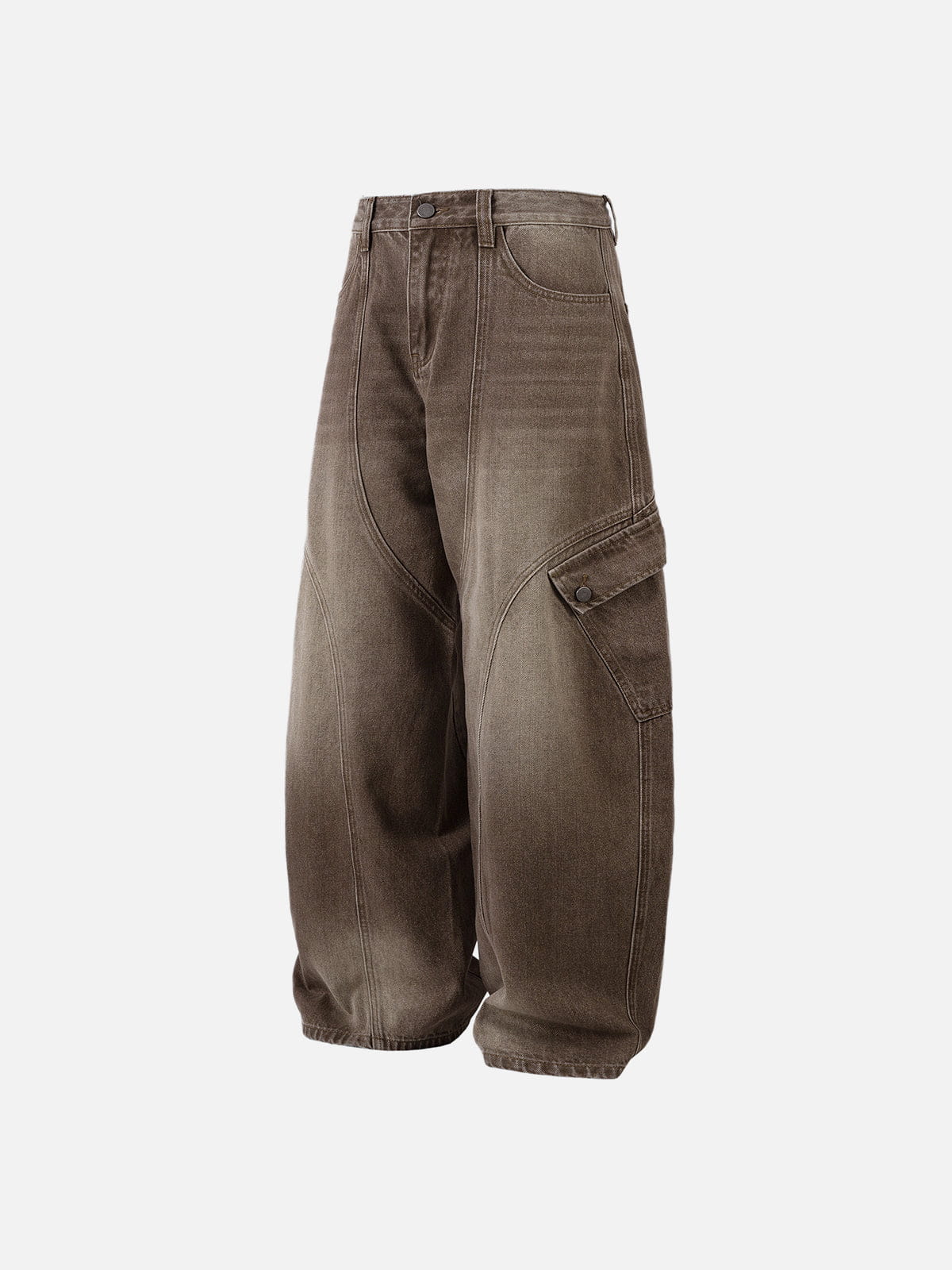 Aelfric Eden Washed Baggy Barrel Jeans