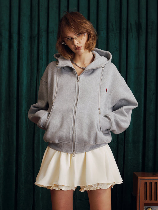 Aelfric Eden Boxy Zip Up Hoodie