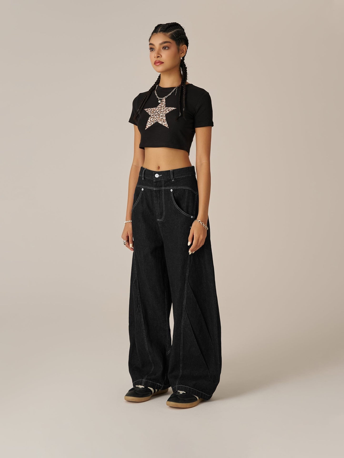 Aelfric Eden Wrinkle Baggy Barrel Jeans