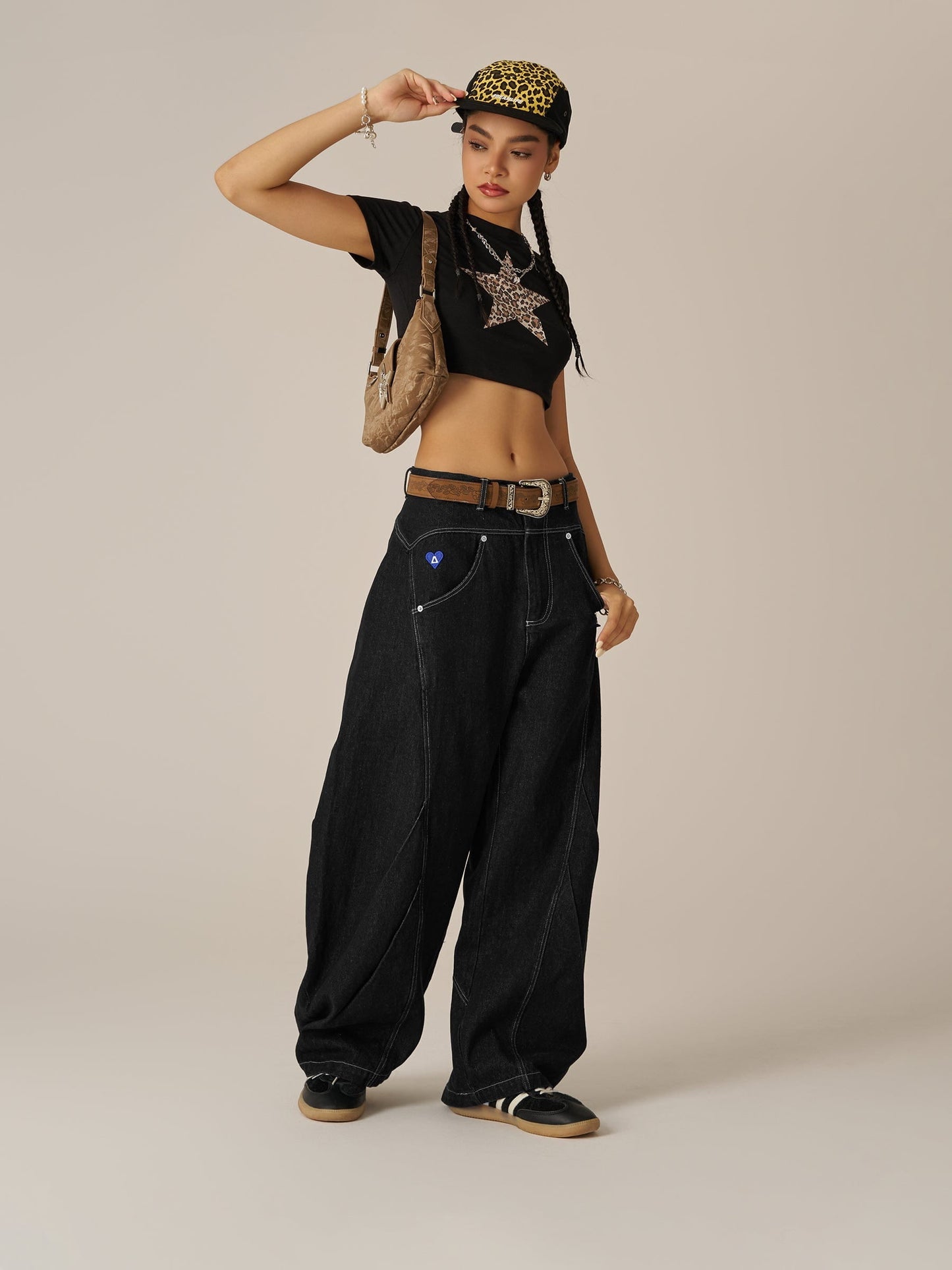 Aelfric Eden Wrinkle Baggy Barrel Jeans