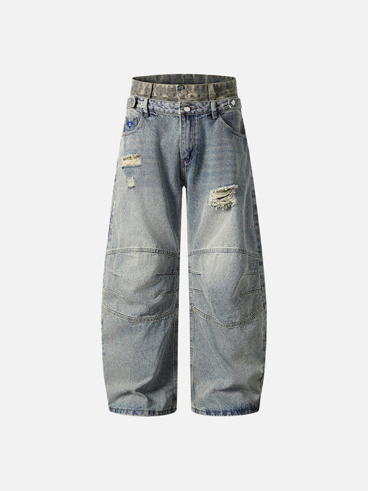 Aelfric Eden Baggy Barrel Double Waist Jeans