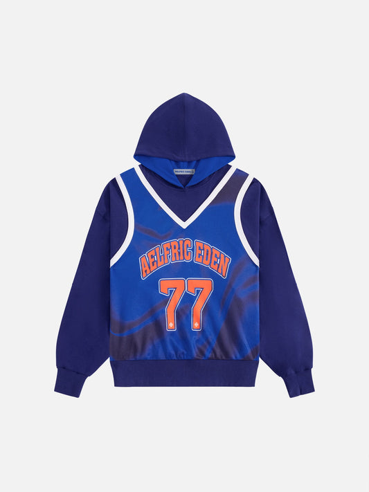 Aelfric Eden 77 Layered Jersey Hoodie