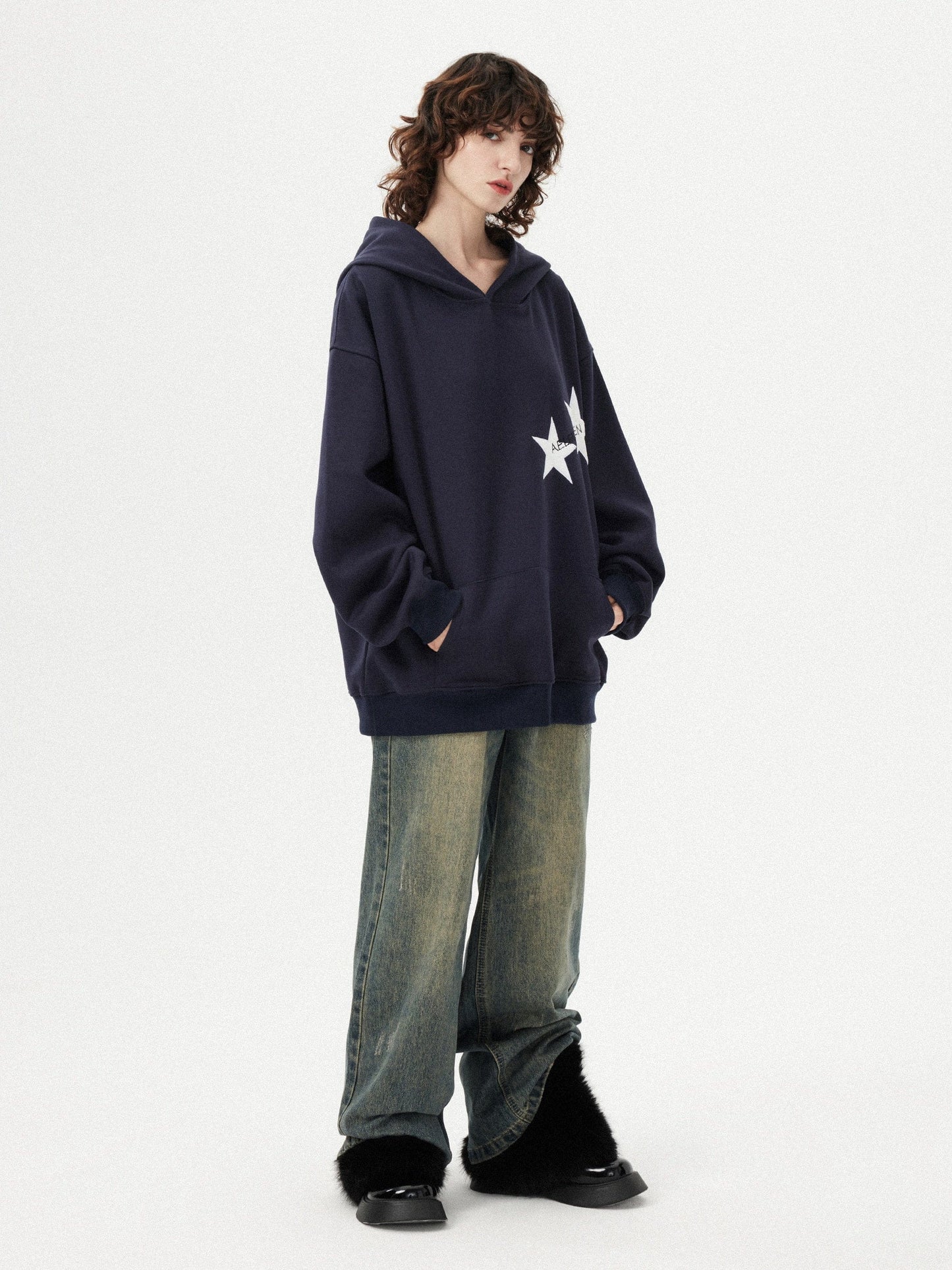Aelfric Eden Star Color Contrast Hoodie