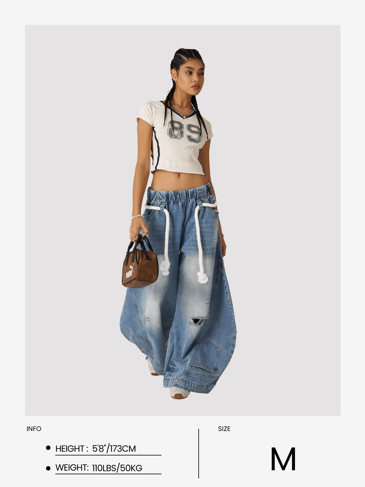 Aelfric Eden Reverse Super Baggy Barrel Jeans