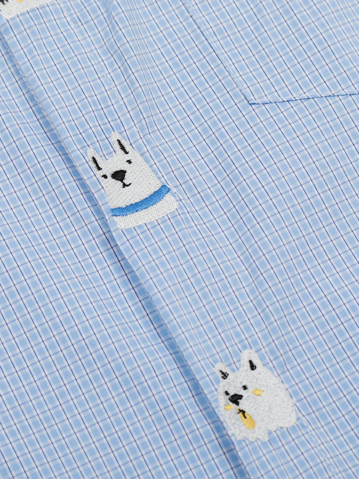 Aelfric Eden Pubby Embroidery Plaid Shirt