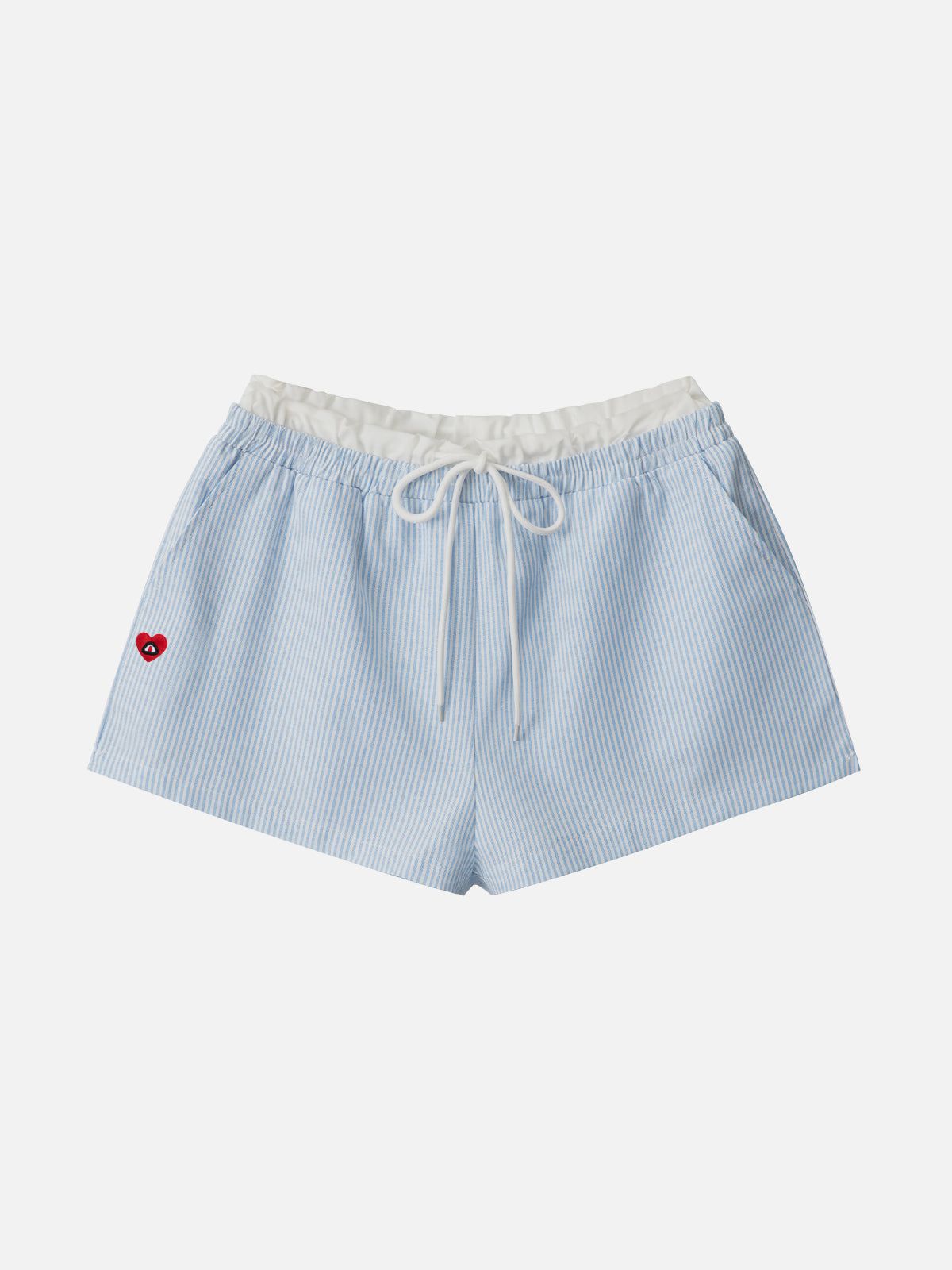 Aelfric Eden Stripe Double Waist Micro Shorts