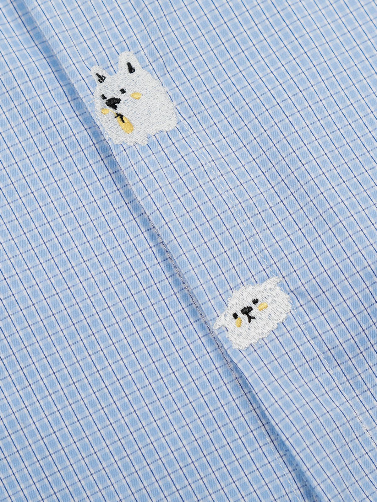 Aelfric Eden Pubby Embroidery Plaid Shirt