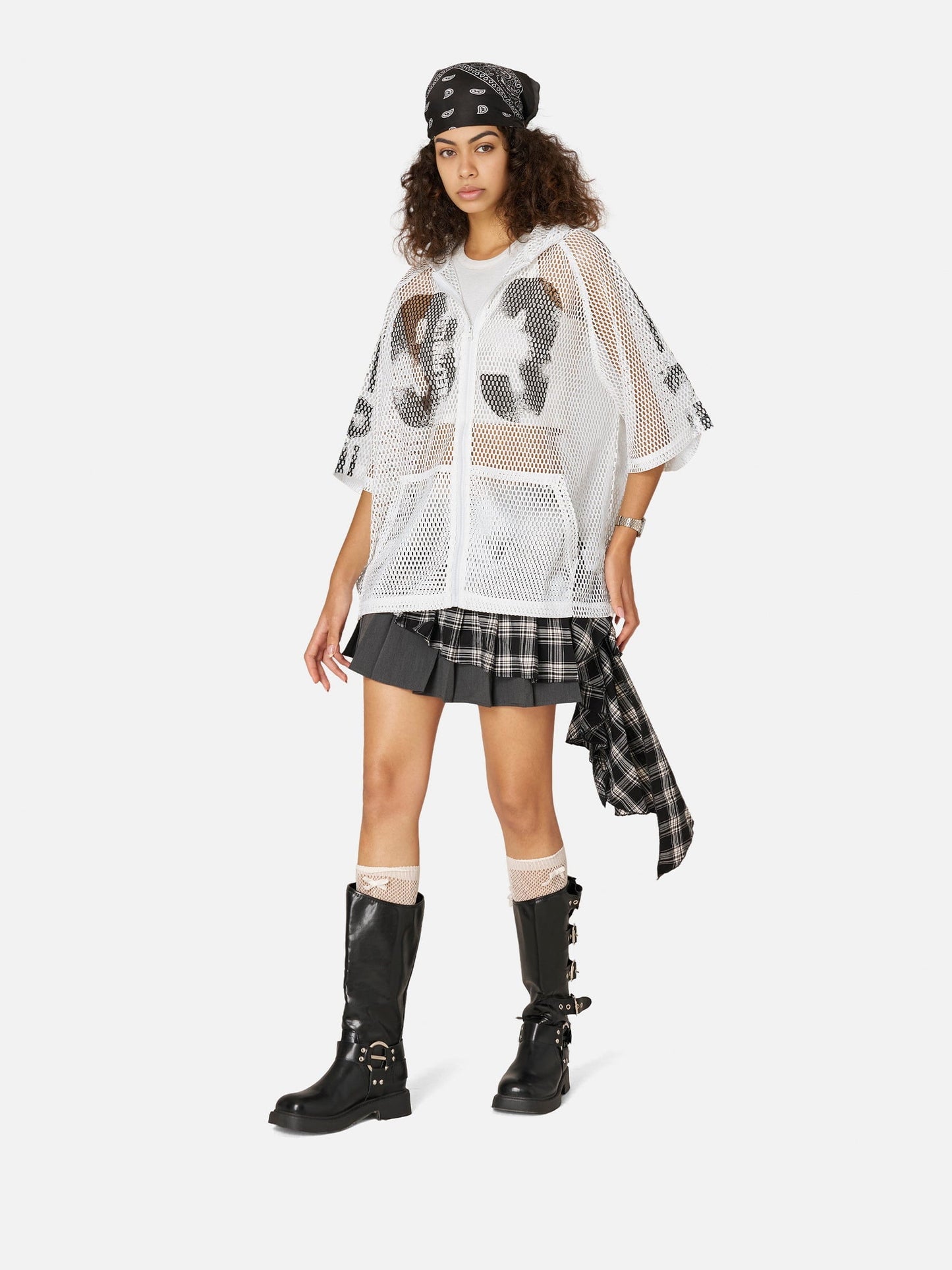 Aelfric Eden 83 Mesh Zip Up Hooded Tee