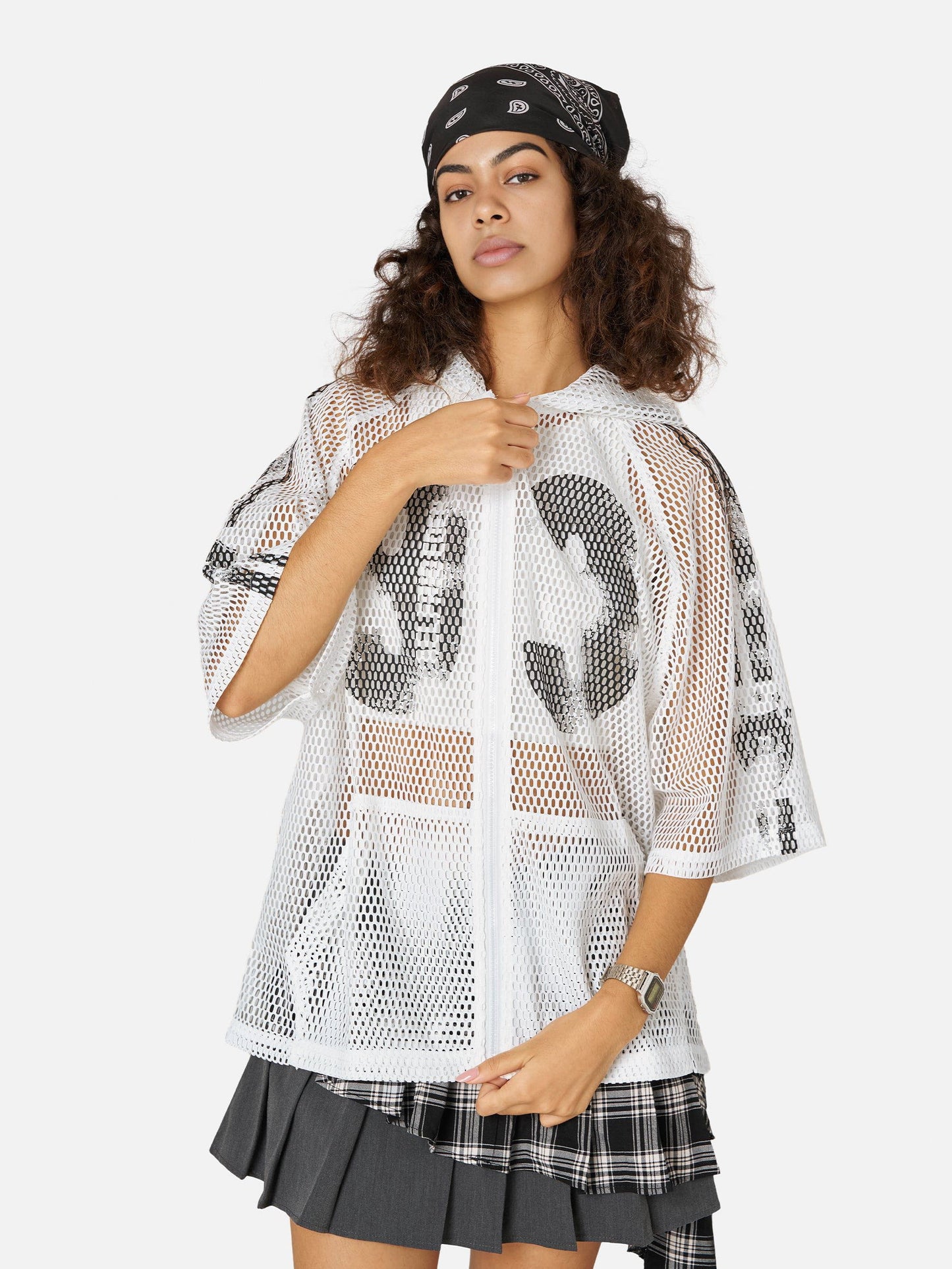 Aelfric Eden 83 Mesh Zip Up Hooded Tee