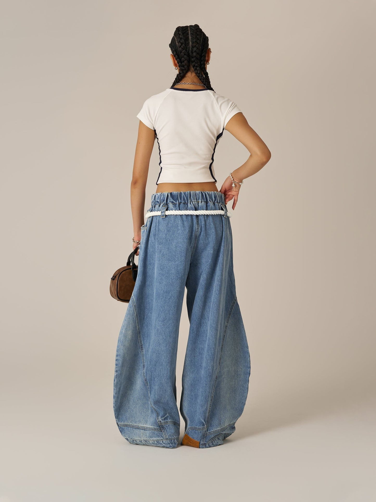 Aelfric Eden Reverse Super Baggy Barrel Jeans