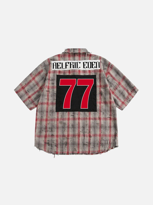 Aelfric Eden 77 Graphic Plaid Shirt