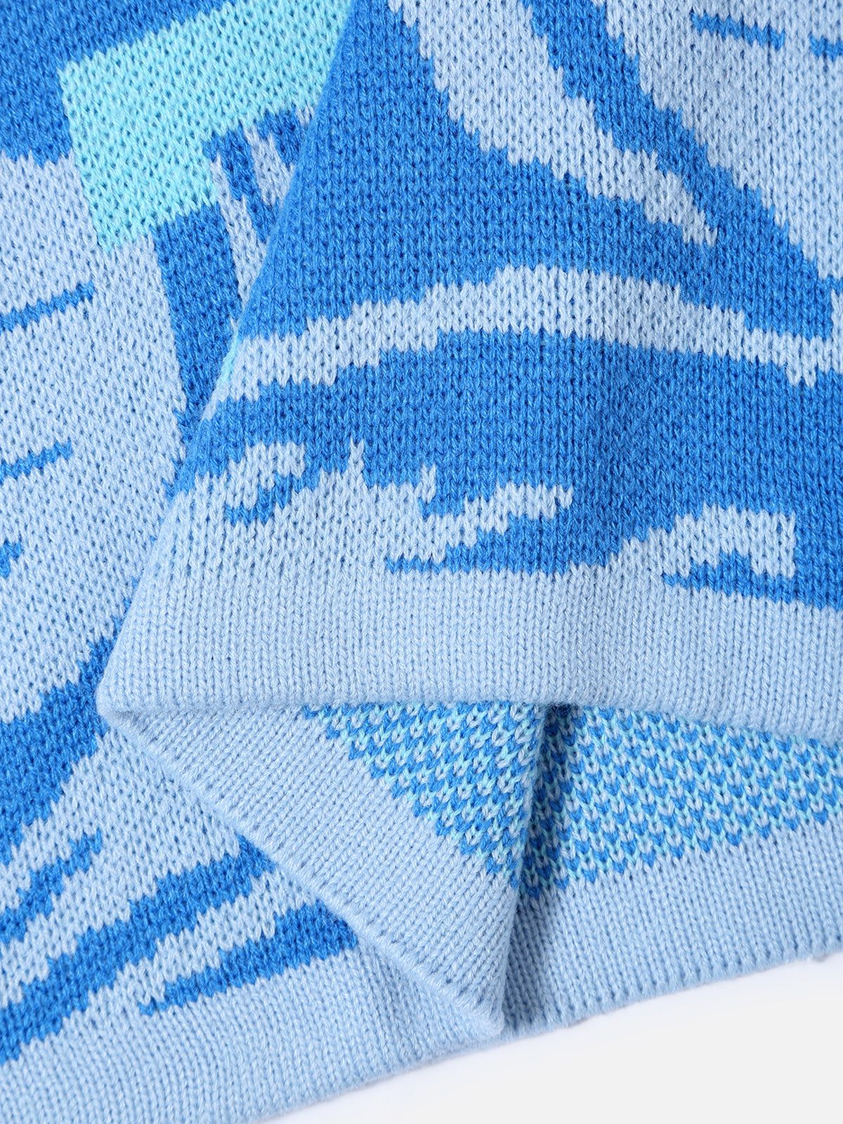 Aelfric Eden V-neck Make Waves Knit Jersey