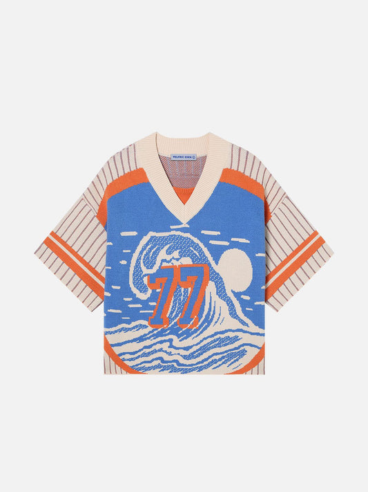 Aelfric Eden 77 V-neck Make Waves Knit