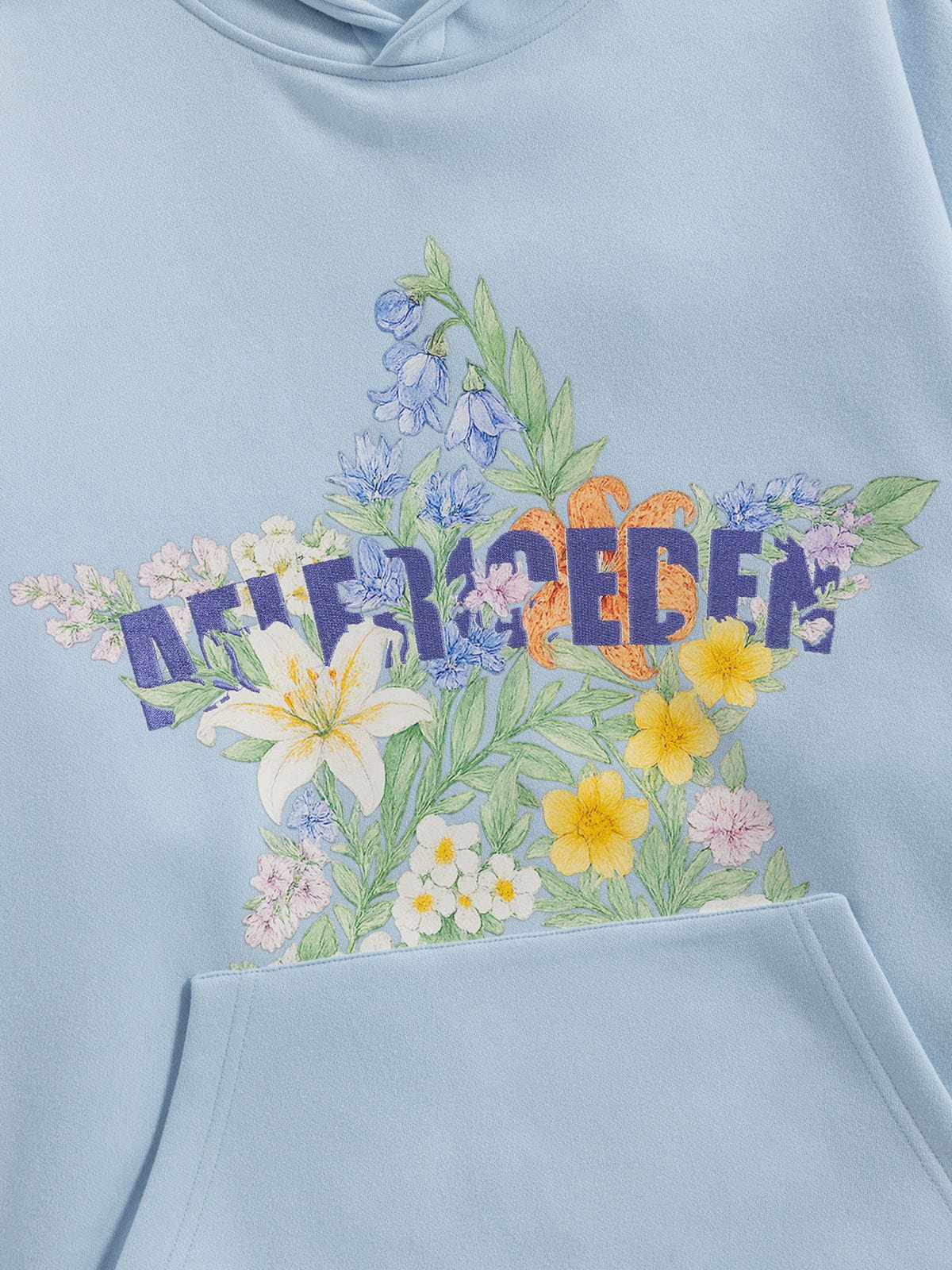 Aelfric Eden Star Floral Graphic Hoodie