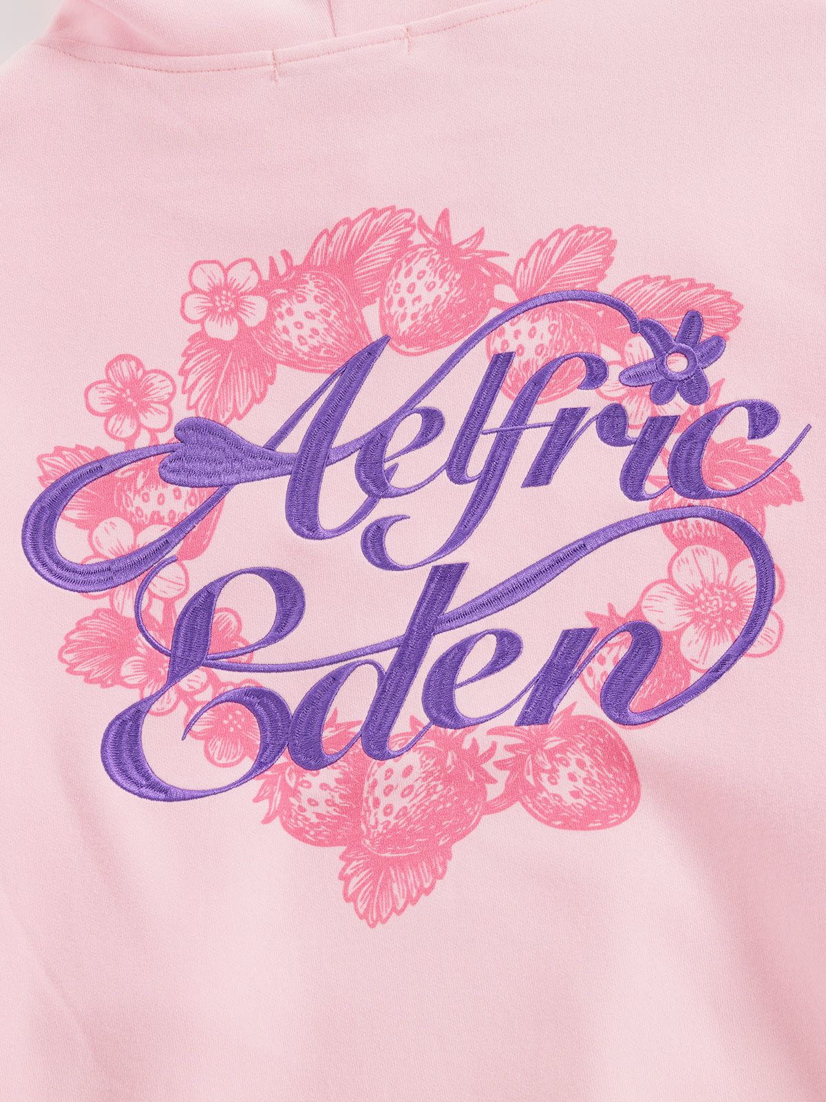 Aelfric Eden Strawberry Floral Pullover Hoodie