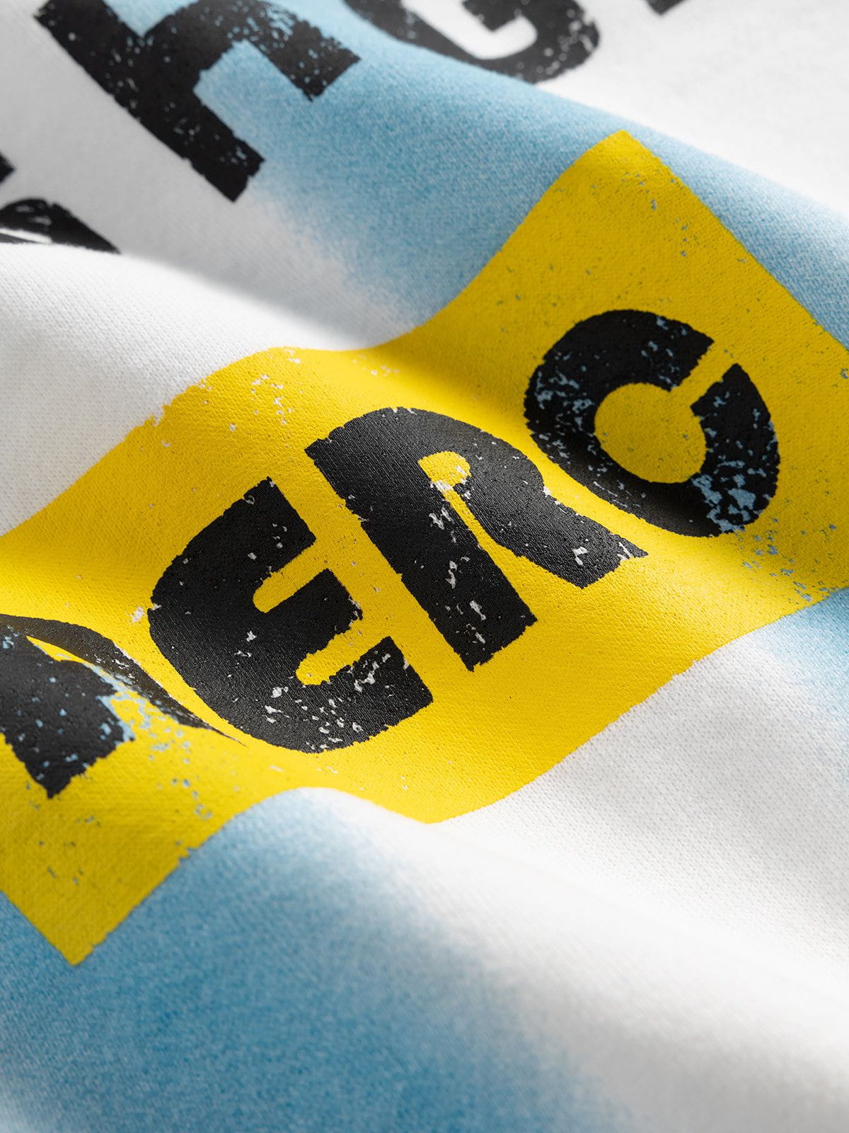 Aelfric Eden 77 Stripe Patchwork Print Sweatshirt