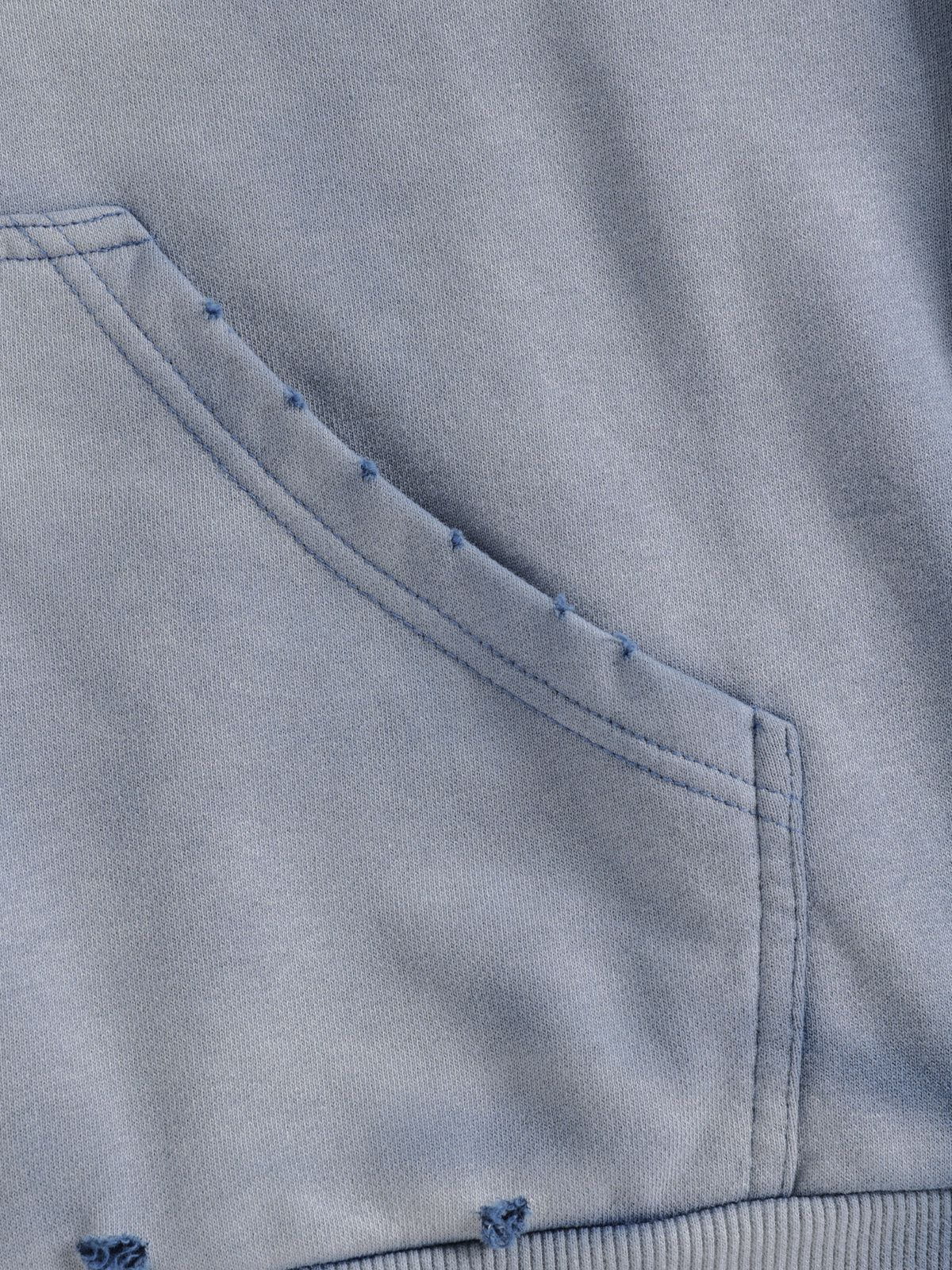 Aelfric Eden Badge Boxy Zip Up Hoodie