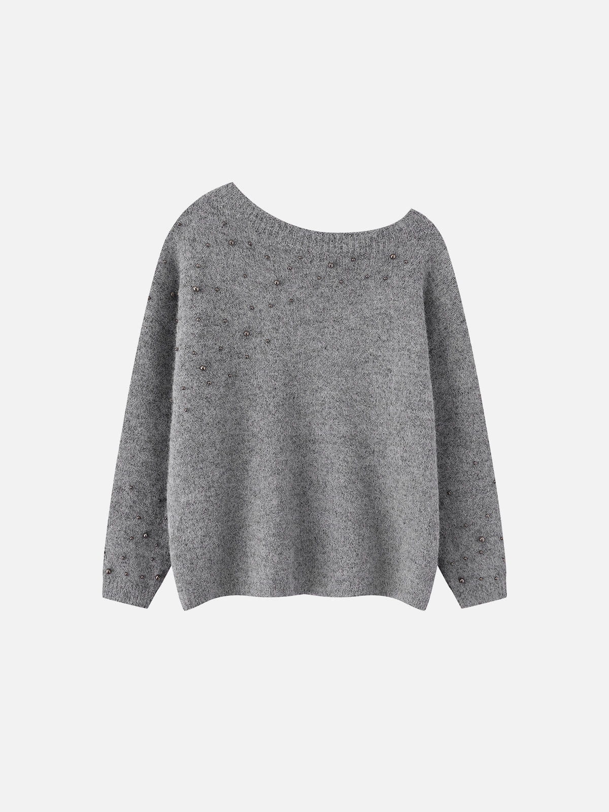 Aelfric Eden Beaded Off-The-Shoulder Sweater