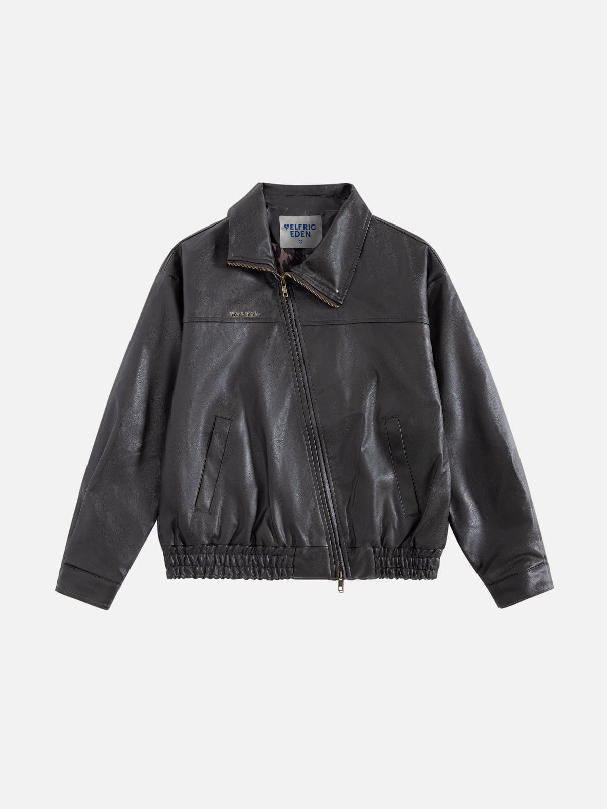 Aelfric Eden Asymmetric Faux Leather Jacket