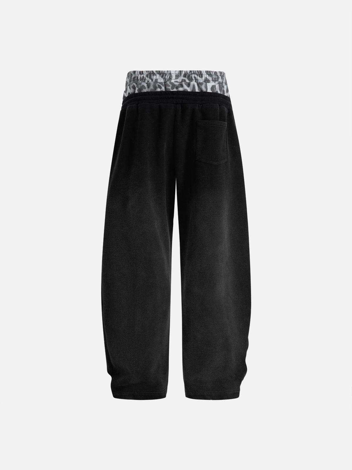[Pre-Order]Aelfric Eden Leopard Double Waist Baggy Sweatpants