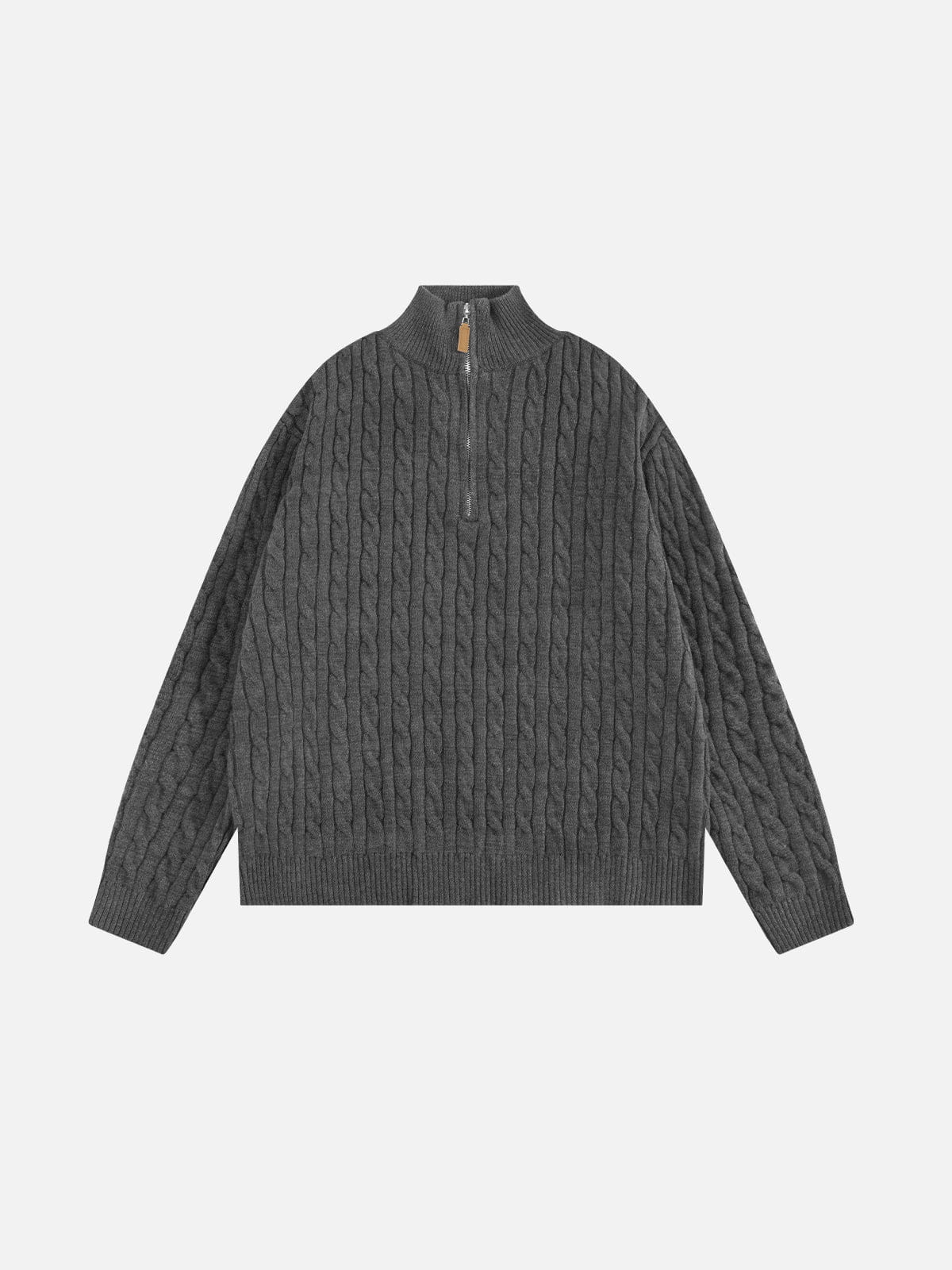 Aelfric Eden Cable Knit Half-Zip Sweater
