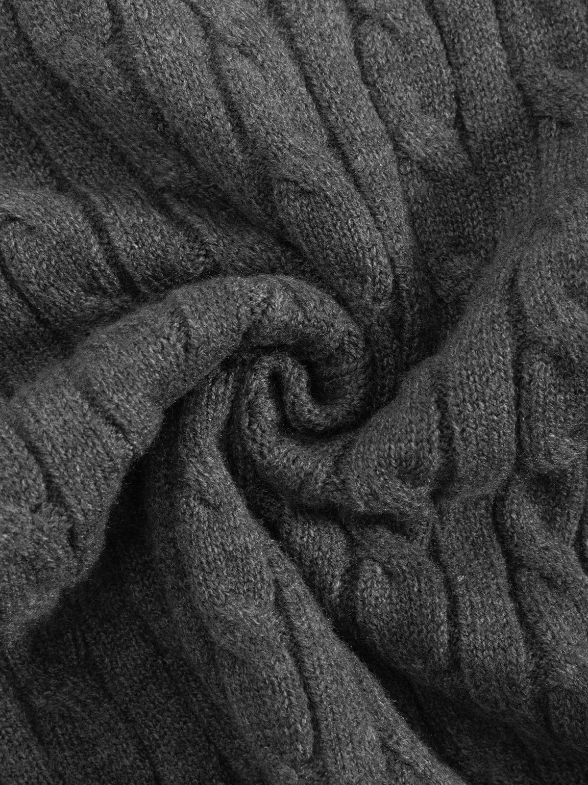Aelfric Eden Cable Knit Half-Zip Sweater