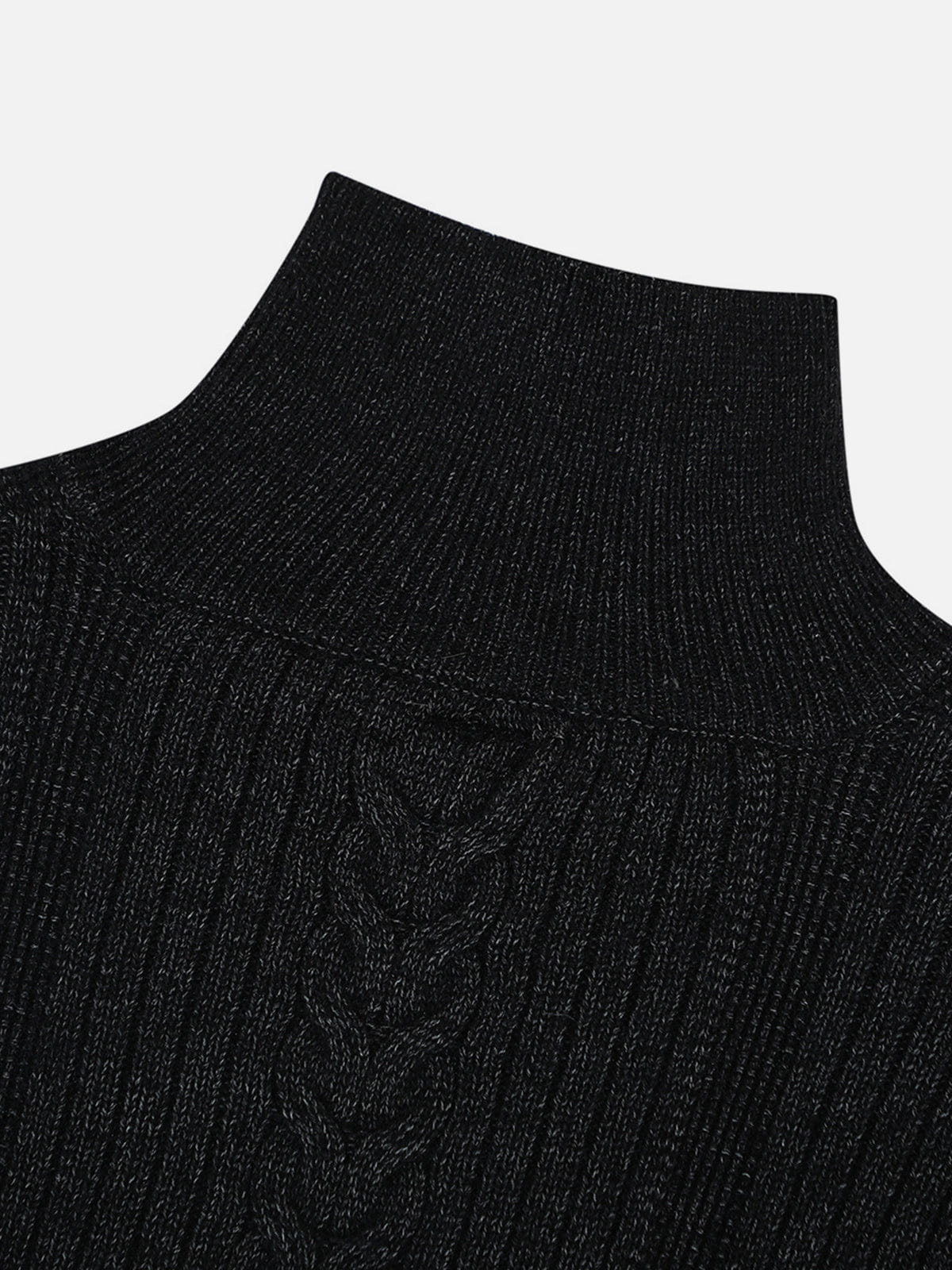 Aelfric Eden Cable Knit High-Neck Cardigan