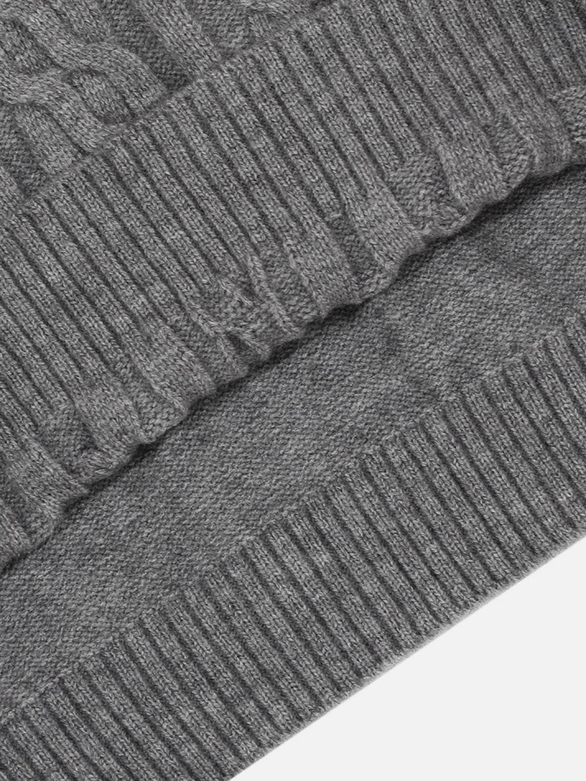 Aelfric Eden Cable Knit Henley Sweater
