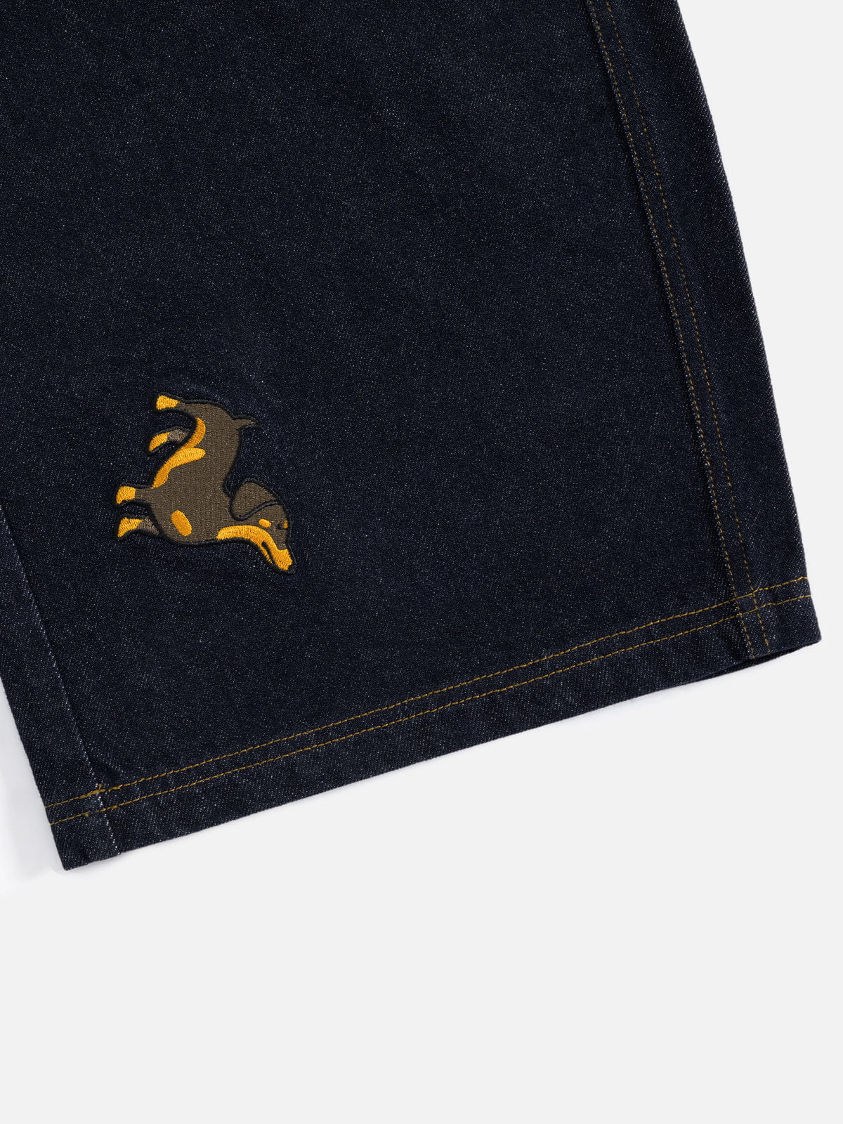 [Pre-Order] Aelfric Eden Dachshund Embroidered Baggy Jeans