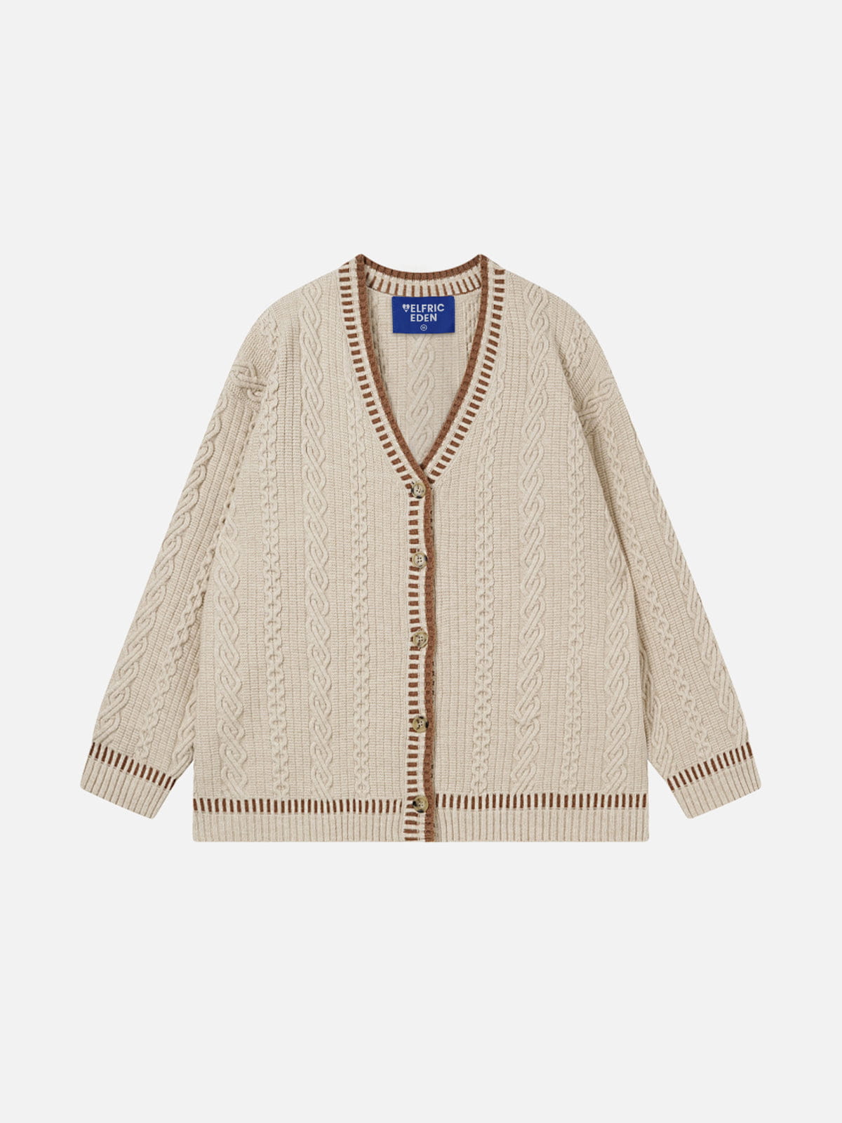 Aelfric Eden Cable Knit Button Cardigan
