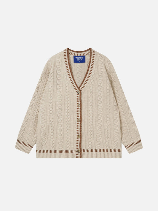 Aelfric Eden Cable Knit Button Cardigan