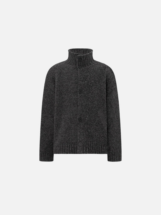 Aelfric Eden Button High Neck Knit Cardigan