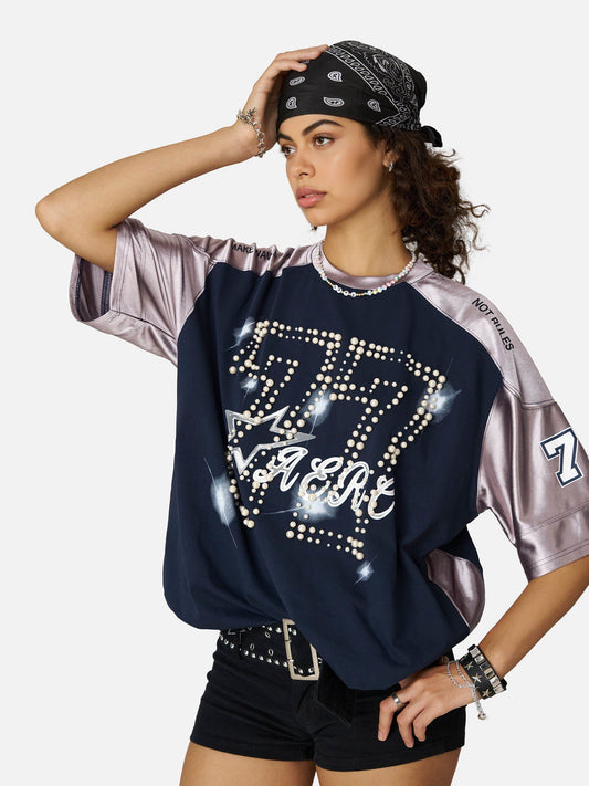 Aelfric Eden Pearl Number Football Jersey